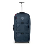 Resväska med ryggsäcksremmar - OSPREY Farpoint Wheeled Travel Pack 65 Muted Space Blue