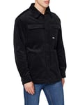 Urban Classics Men's Tb3932-corduroy Shirt Jacket, Black, M