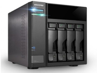 Asustor AS6004U, HDD- / SSD kabinett, 2.5/3.5, Serial ATA II, Serial ATA III, Byte under drift (hotswap), USB-anslutning, Svart
