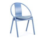 Ton - 313 05 Again Chair Beech Pigment Ashy Blue B55 Milkyway Shadow - Milkyway Shadow - Matstolar - Trä/Textilmaterial
