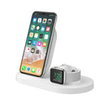 Belkin Boost Up Wireless Charging Dock for iPhone + Apple Watch + USB-A Port (Wireless Charger for iPhone 12, 12 Pro, 12 Pro Max, 12 mini and Earlier Models, Apple Watch SE, 6, 5, 4, 3, 2) and Airpods