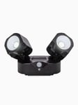AIRAM LED Sensorlampa PIR 2x2W 230 lumen Svart