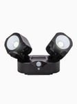 AIRAM LED Sensorlampa PIR 2x2W 230 lumen Svart