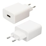 Chargeur Mural USB SuperCharge 40W Charge Rapide avec Câble USB-C Huawei Blanc