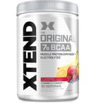 XTEND Original BCAA Powder Knockout Amino Energy Fruit Punch 30 Servings 441g