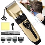 Electric Mens Hair Clippers Beard Body Trimmer Shaver Barber Set Cutting Machine