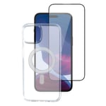 iPhone 14 Pro 4smarts Second Glass X-Pro 360° Protection Set Premium - MagSafe Kompitabel - (Deksel + Skjermbeskytter)
