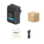 V Mount-batteri, USB Type-C-laddning, lätt och portabelt, BP-222 15000mAh