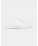 Tommy Hilfiger Womens Core Trainers - White & Rose Gold - Size UK 4
