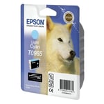 Epson T0965 - 11.4 ml - cyan clair - originale - blister - cartouche d'encre - pour Stylus Photo R2880