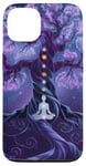 Chakra Méditation Arbre Nature Univers Éléments Coque pour iPhone 13
