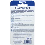 Inava Trio Compact 1 1 1, Brossette interdentaire 0,8 mm ISO1 6 pc(s) brosse(s) à dents