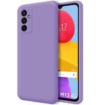 Coque Silicone Liquide Ultra Douce pour Samsung Galaxy M13 4G Couleur Violet