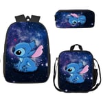 3st Stitch Skolväska Grundskola Case Stor Kapacitet Barn Ryggsäck Ryggsäck Högkvalitativ bärbar datorväska style 32
