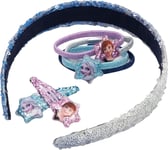 Claire's Disney Frozen Girls Hair Accessories Set including Sparkly Sequin Head