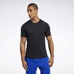 Reebok Men's Workout Ready Polyester Tech T Shirt, Black, S UK