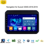 Buladala Android 10.0 Octa core Car GPS Navigation Multimedia Radio 9" Touch-Screen for Suzuki IGNIS 2016-2018, Support RDS/DVD Player/Bluetooth Steering Wheel Control,4G+WiFi: 2+32GB