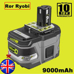 18V 9.0Ah For RYOBI P108 One+ Plus High Capacity Lithium Battery 18 Volt
