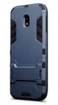 Mobilskal Samsung Galaxy J5 2017 Armour Blue w/Stand