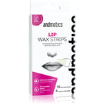 andmetics Wax Strips Lip Voks strips til overlæbe 16 stk.