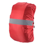 55-65L Waterproof Backpack Rain Cover with Reflective Strap L Red