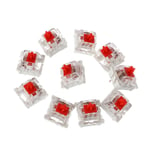 chenpaif 10Pcs 3 Pin Mechanical Keyboard Switch Red Replacement For Gateron Cherry MX