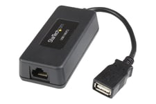 StarTech.com 1-Port USB 1.1 Extender - Up to 131 ft (40 m) over Cat5/Cat6 Extension - Up to 12 Mbps USB 1.1 Ethernet Extender (USB110EXT2) - USB-forlængerkabel - USB