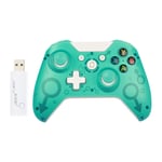 2.4G Wireless Controller for Xbox One, Wireless Xbox Controller Game Controller Gamepad Joystick for Xbox One / One S / One X / One Elite / Xbox Series X/ PS3 /PC Green