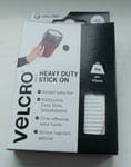 VELCRO® Brand Stick On Giant Coins 45mm White 6 Pack New