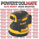 Dewalt DCW210N 18v XR Brushless 125mm Random Orbital Sander -body Only