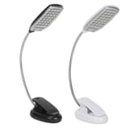 Flexible Usb Clamp Clip On Led Light Craft/reading Home Desk B White