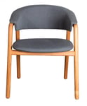 Cane-Line - Luna Stol Grå/Teak