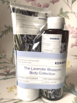 Korres Lavender Blossom Body Smoothing Milk Cream Body Wash Cleanser Gift Set