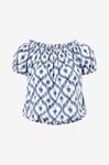 JDY - Blus jdyStarr Life Off Shoulder S/S Top - Blå