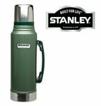 1.4L STANLEY FLASK GREEN STAINLESS STEEL DRINKS VACUUM BOTTLE THERMOS COFFEE NEW