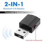 in 1 Bluetooth 5.0 Adapter Digital Devices Music Audio Receiver USB Transmitter