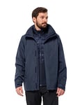 Jack Wolfskin Men's Luntal 3-in-1 Jacket M, Night Blue, M