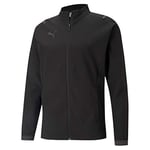 PUMA Men'S Teamcup Sideline Jacket Woven Black-Asphalt, M