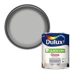 Dulux Quick Dry Gloss Paint For Wood And Metal - Chic Shadow 750Ml
