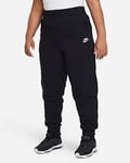 Nike Sportswear Club Fleece Skreddersydd bukse med høyt liv til store barn (jente) (utvidet størrelse)