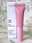 Clarins Lip Perfector 21 Soft Pink Glow Gel Plumping Balm Lips & Cheeks 5ml
