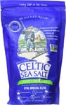 Fine Ground Celtic Sea Salt – (1) 16 Ounce Resealable Bag of Nutritious, Classic