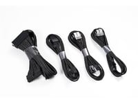 Phanteks Sleeved Cable Extension (svart)