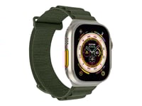Puro Extreme - Slinga För Smart Klocka - 144 - 220 Mm - Armégrön - För Apple Watch Hermès Series 9, Series 10, Series 8, Series 9, Ultra, Ultra 2