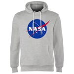 NASA Logo Insignia Hoodie - Grey - XL