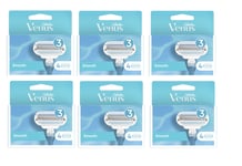 Gillette - 6 x Venus Smooth Blades 4-Pack