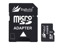 64GB microSD Memory card for Sony Walkman NW A45HN MP3 Music Player, Class 10
