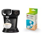 Tassimo by Bosch My Way 2 TAS6502GB Coffee Machine, 1500 Watt, 1.3 Litre, Black with TCZ6008 Descaling Tablets - 8 Tablets