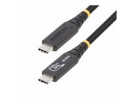 Startech.Com 50Cm (1.6Ft) Usb4 Cable, Usb-If Certified Usb-C Cord 40Gbps - Usb-Kabel - 24 Pin Usb-C (Hane) Till 24 Pin Usb-C (Hane) - Usb4 / Thunderbolt 3 / Thunderbolt 4 / Displayport 1.4 - 48 V - 5 A - 50 Cm - 8K60hz Stöd, 4K120hz Stöd, Utökat Eff