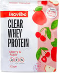 Isovibe Clear Whey Protein Powder Cherry & Apple 300G (Pack of 1) Refreshing Pro